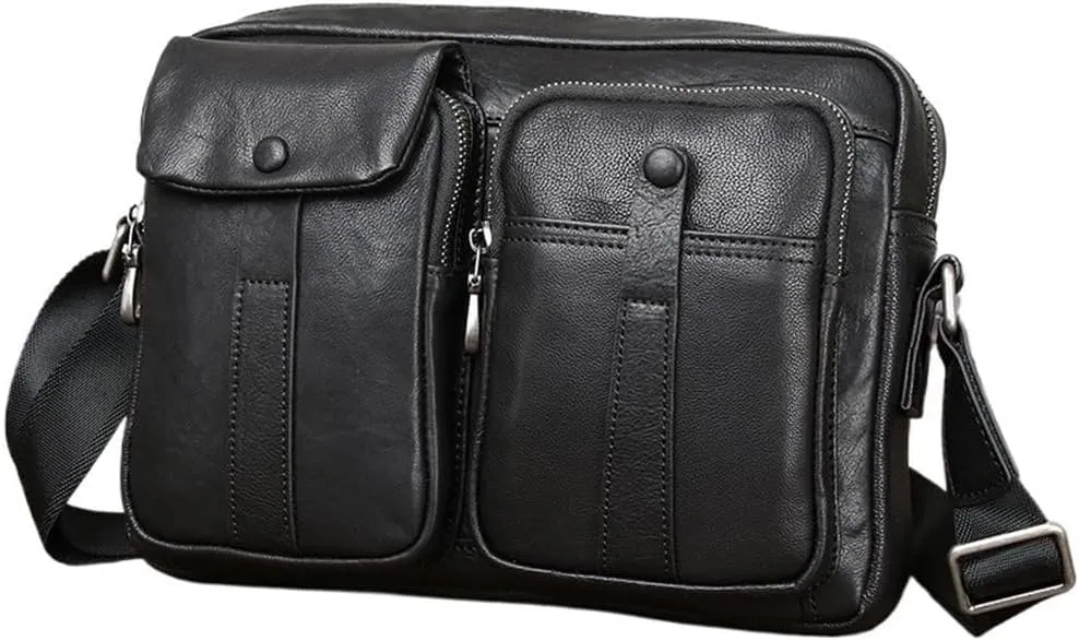 Adjustable Shoulder Strap Waterproof Vintage Messenger Bag For Office Business Travel College Work Carry On