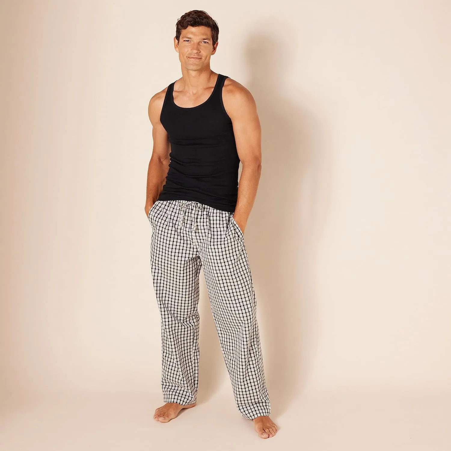 Amazon Essentials Men's Tank Undershirts, Pack of 6
