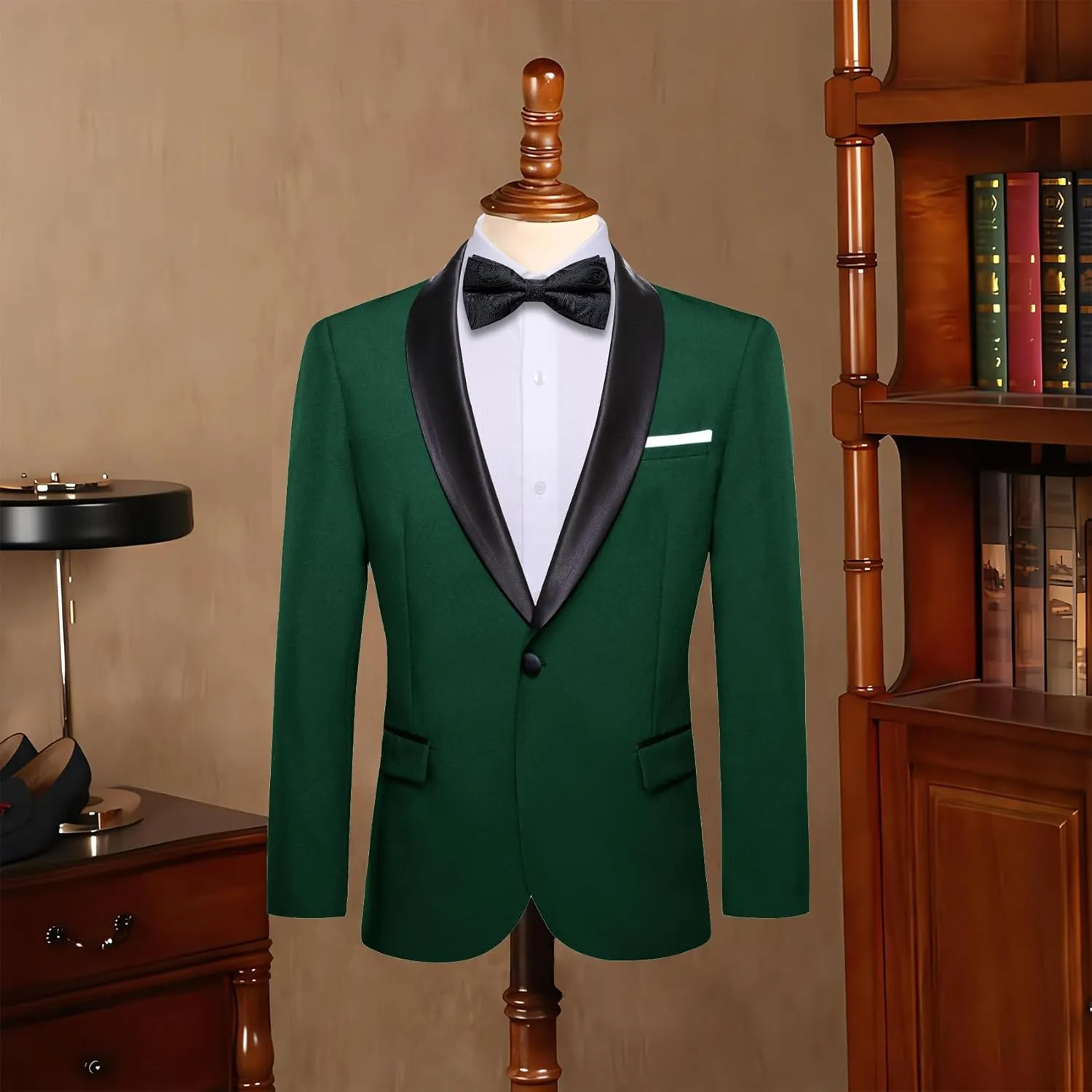 Barry. Wang Men's Sport Coats & Blazers Flower Suit Jacket 1 Button Paisley Tuxedo Mardi Gras Carnival Parade Gift