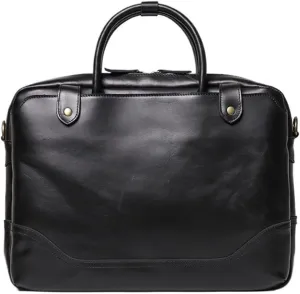Business Travel Leather Briefcase for Men Laptop Waterproof Vintage Messenger Bag Vacation Office Work Shoulder Bag