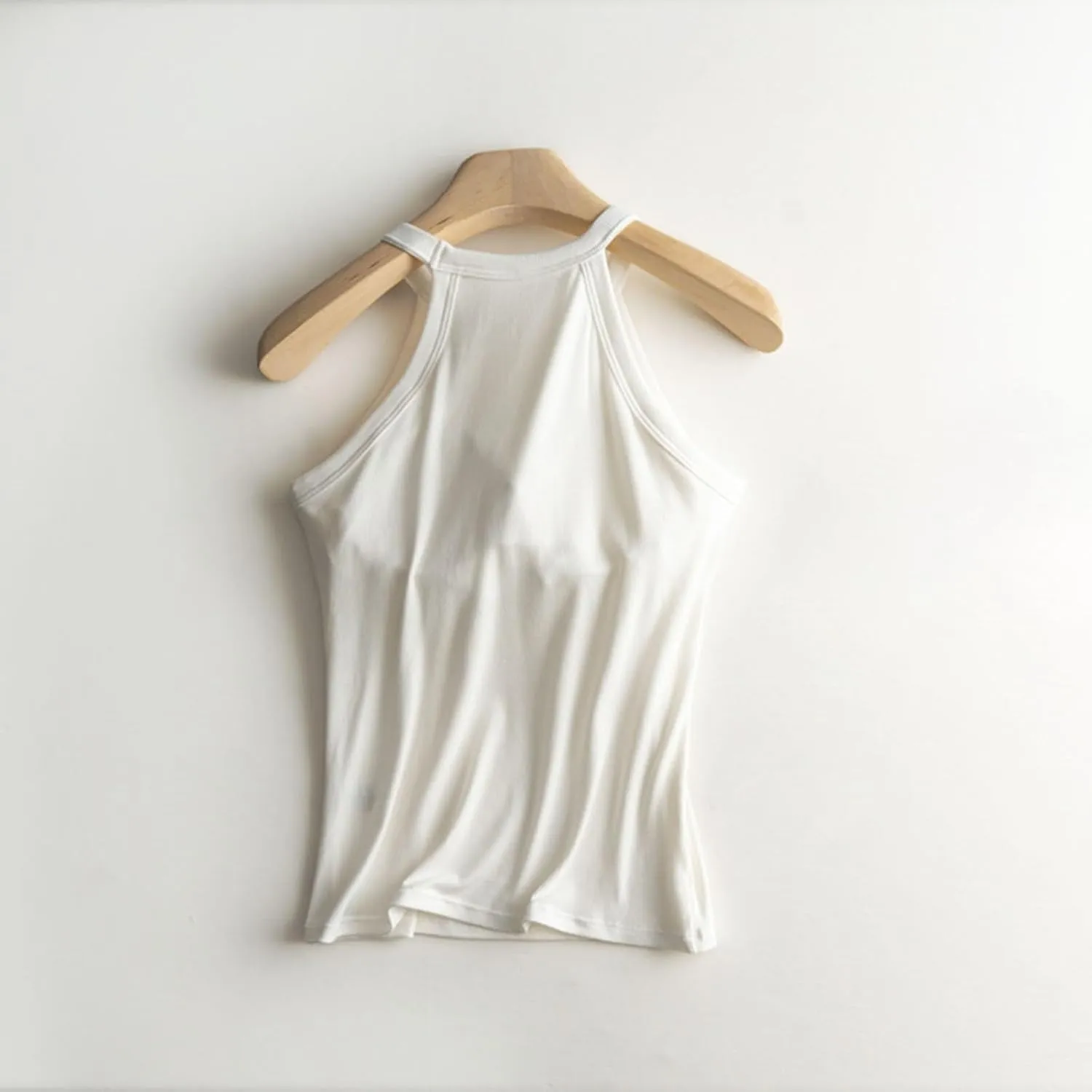 Camisole with Shelf Bra Women Tank Top with Shelf Bra Racerback Workout Yoga Tops Undershirt Basic Cami Tanks