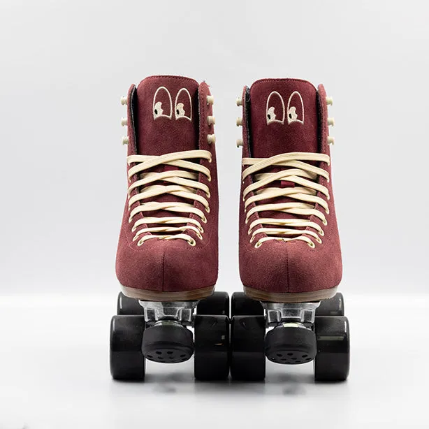 Chuffed Skates - Wanderer Roller Skates - Burgundy
