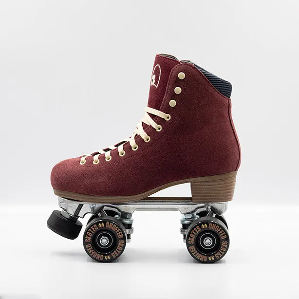 Chuffed Skates - Wanderer Roller Skates - Burgundy