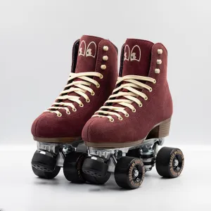 Chuffed Skates - Wanderer Roller Skates - Burgundy