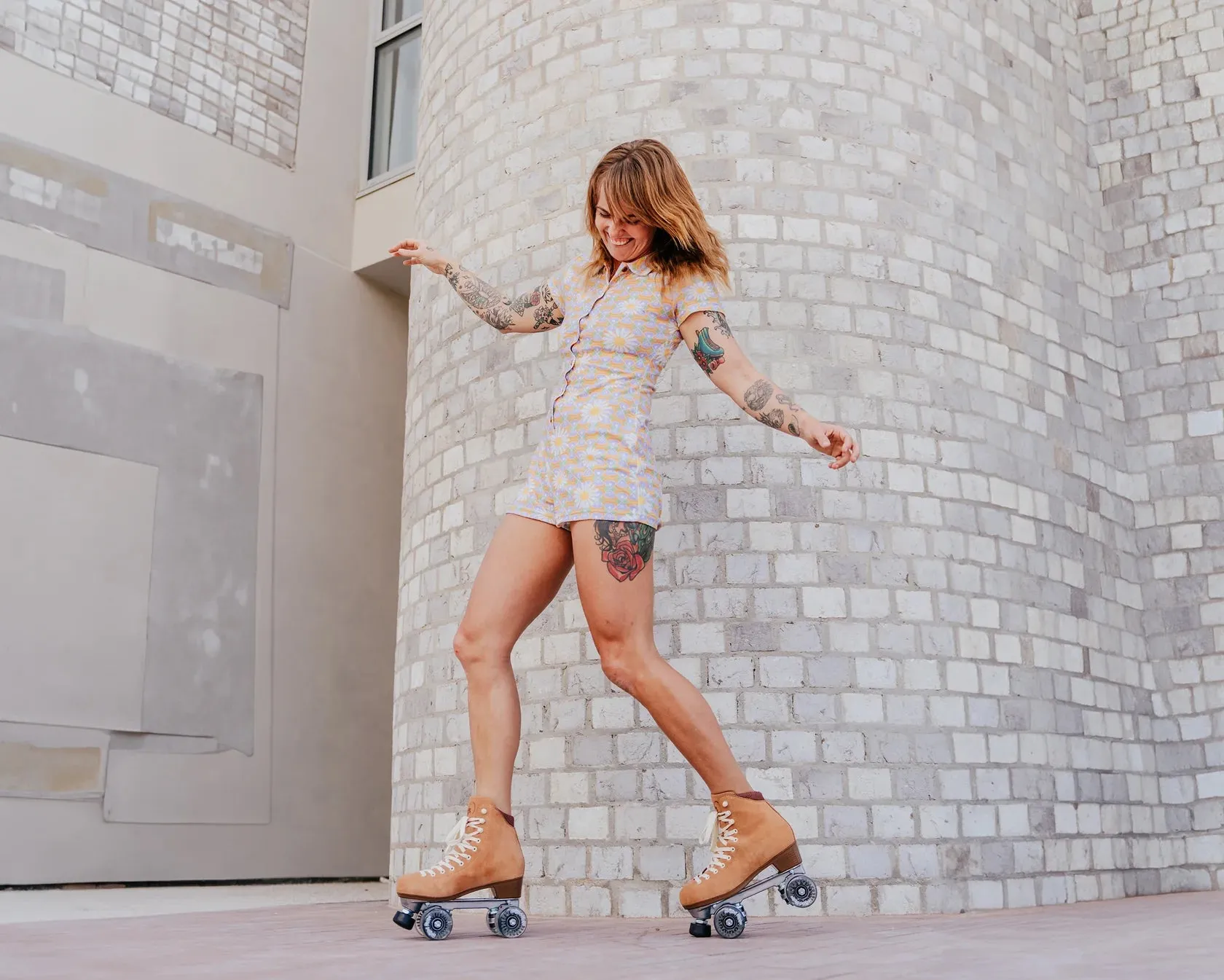 Chuffed Skates - Wanderer Roller Skates - Caramel