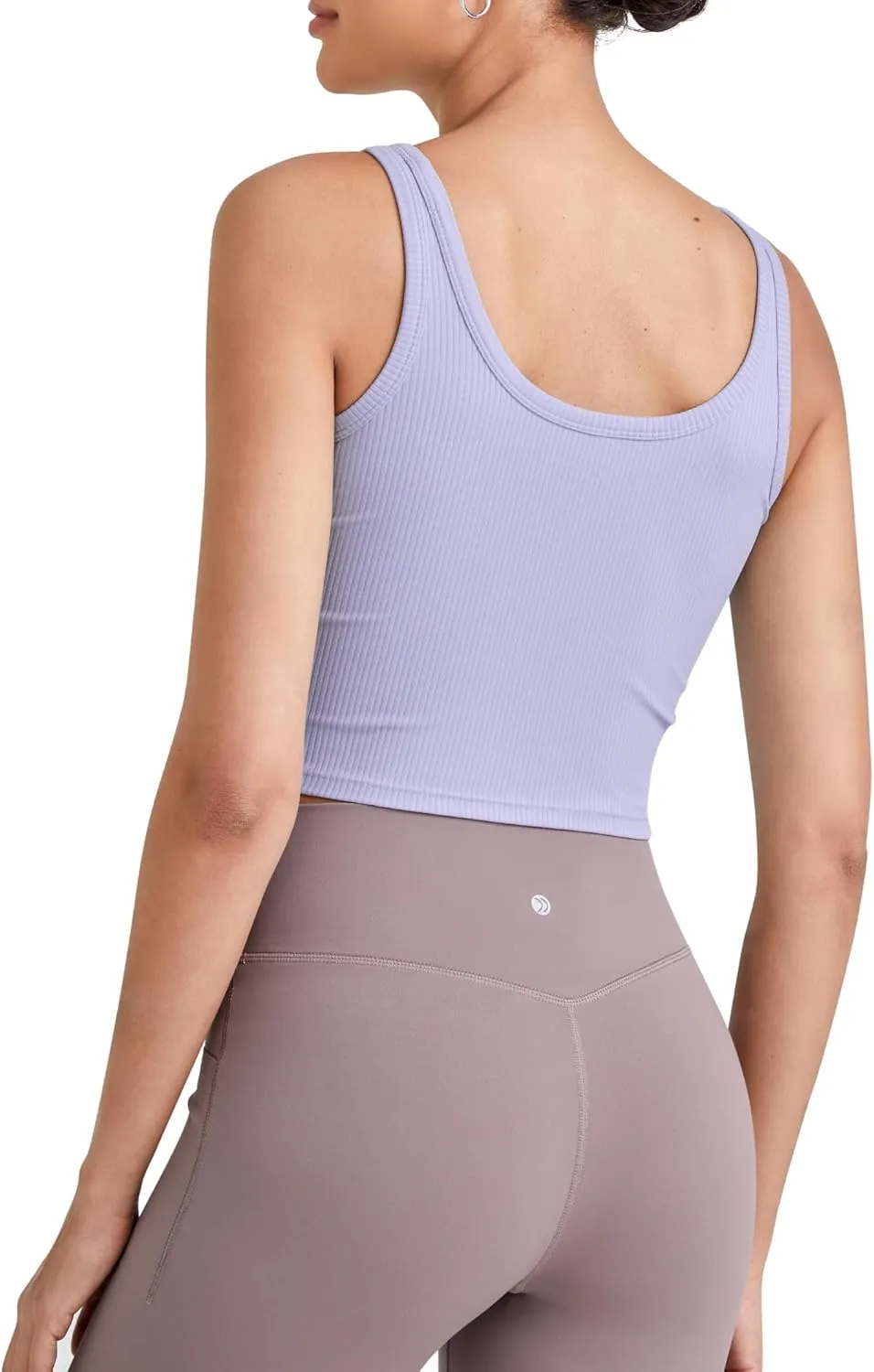 G4Free Workout Tank Tops for Women Slim Fitted U Neck Ribbed Athletic Gym Yoga Cropped Tanks Summer Casual
