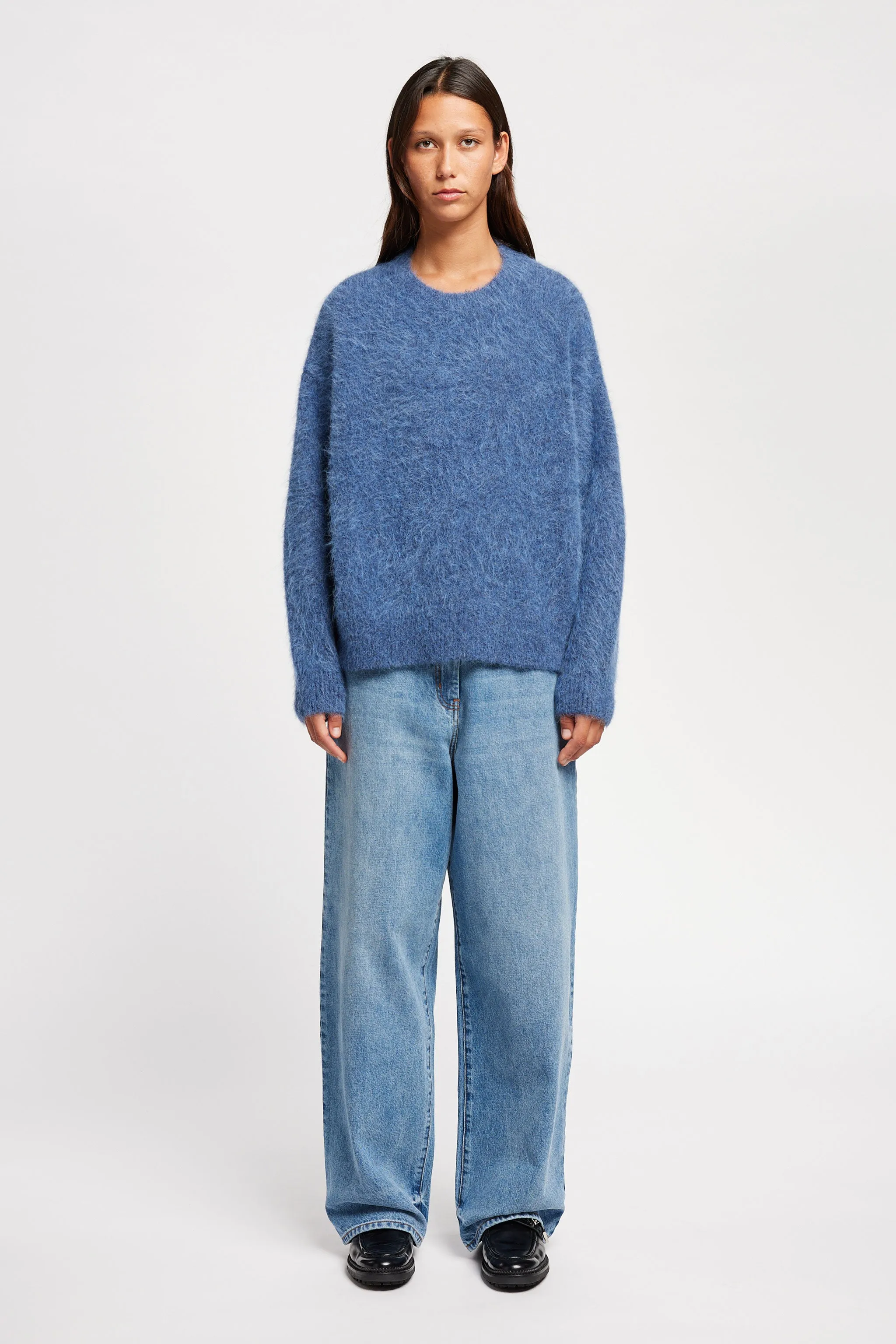 Laurel Crew Neck Knit Indigo