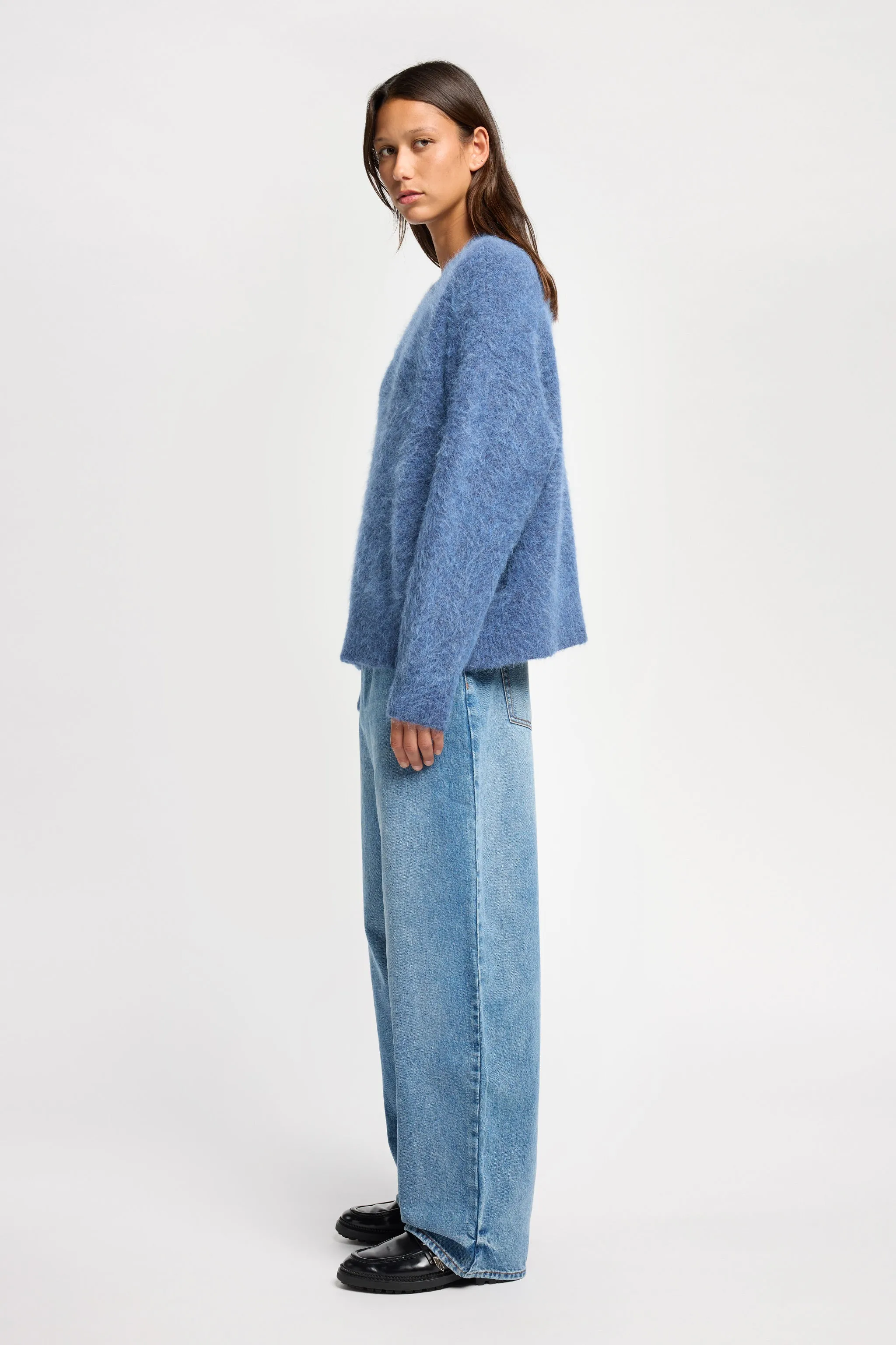 Laurel Crew Neck Knit Indigo
