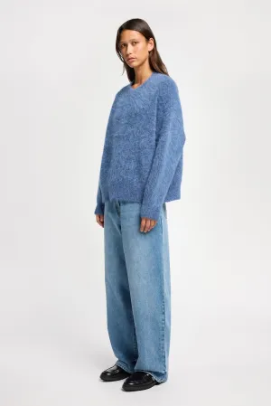 Laurel Crew Neck Knit Indigo