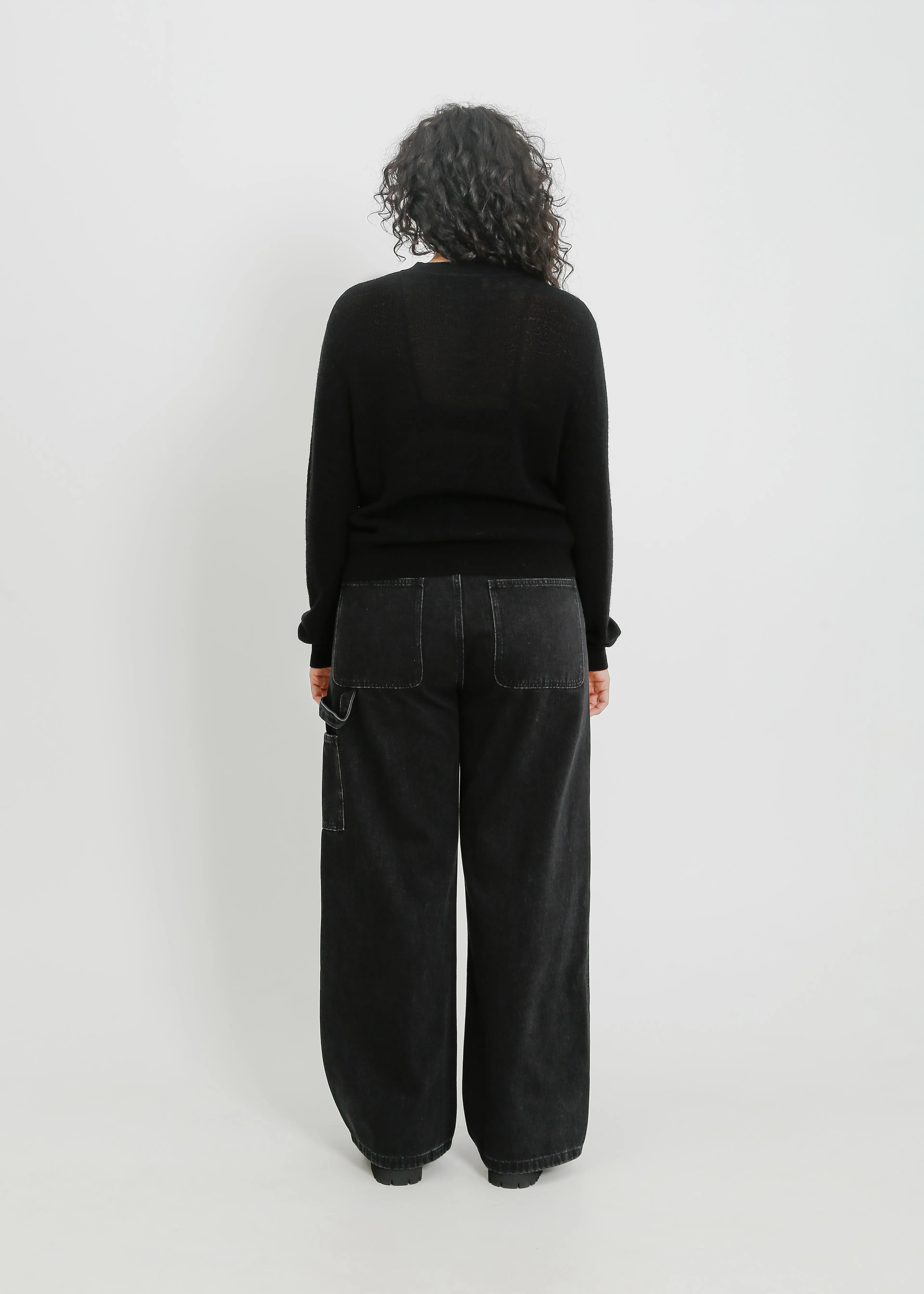 MAINE KNIT TOP / BLACK