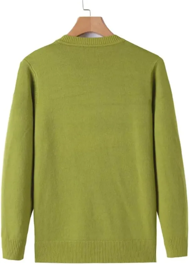 Middle-Aged Elderly Women's Sweaters Cardigan Jacket Spring Autumn Soft Knitted Sweater Outerwear Tops