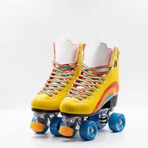 Moxi Roller Skates - Rainbow Rider Roller Skates - Sunshine Yellow
