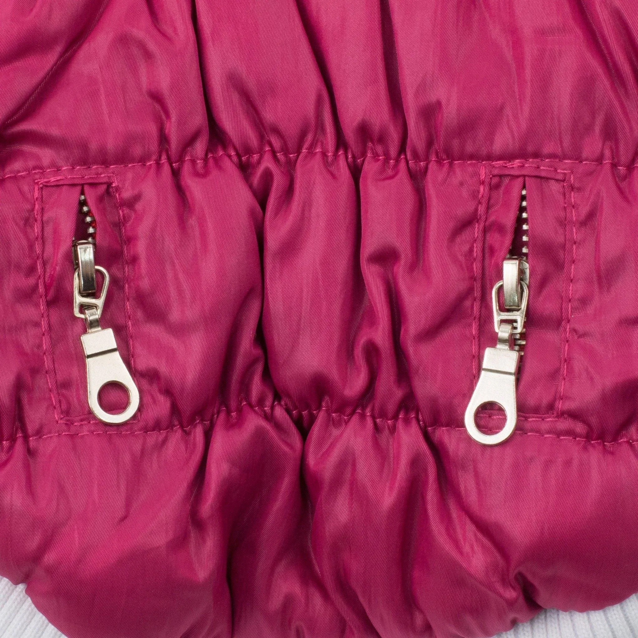 Pet Life ® Classic Metallic Fashion 3M Insulated Dog Coat Parka  w/ Removable Hood