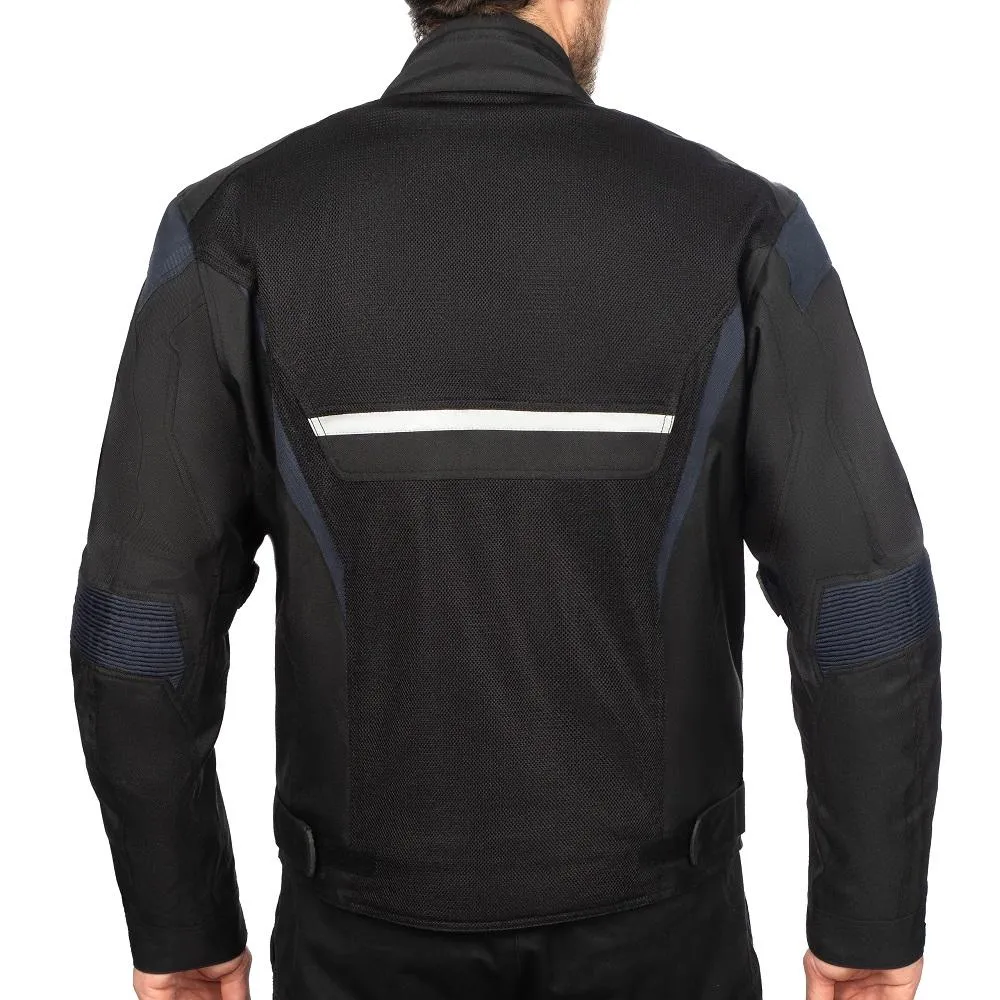 Rocket Midnight Blue Motorcycle Textile Jacket