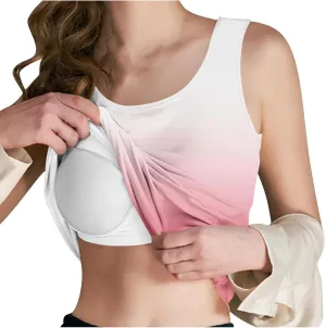 Tank Top with Built in Bra for Women 2025 Summer Lightweight Sleeveless Shirts Casual Basic Camisole Undershirts