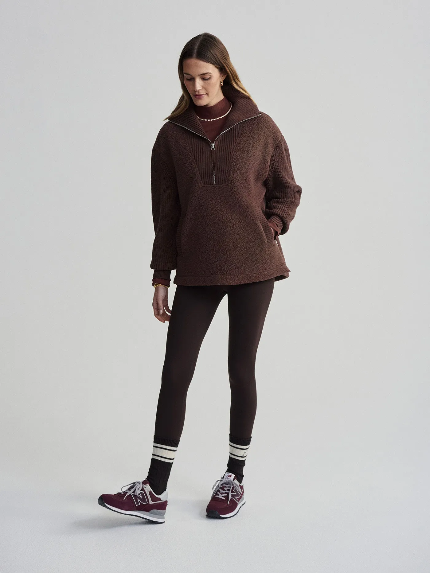 Theresa Half Zip Fleece Combo