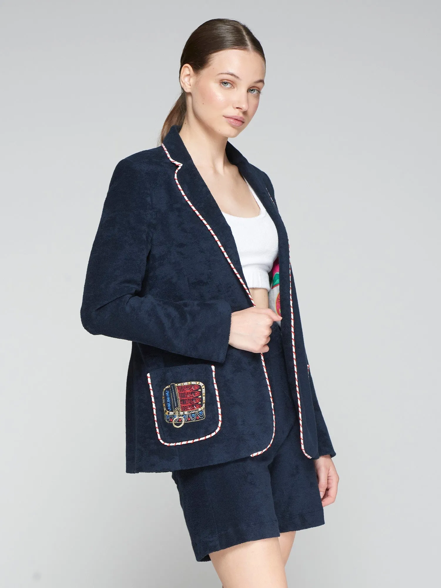 Vilagallo Azul Marino Felda Blazer