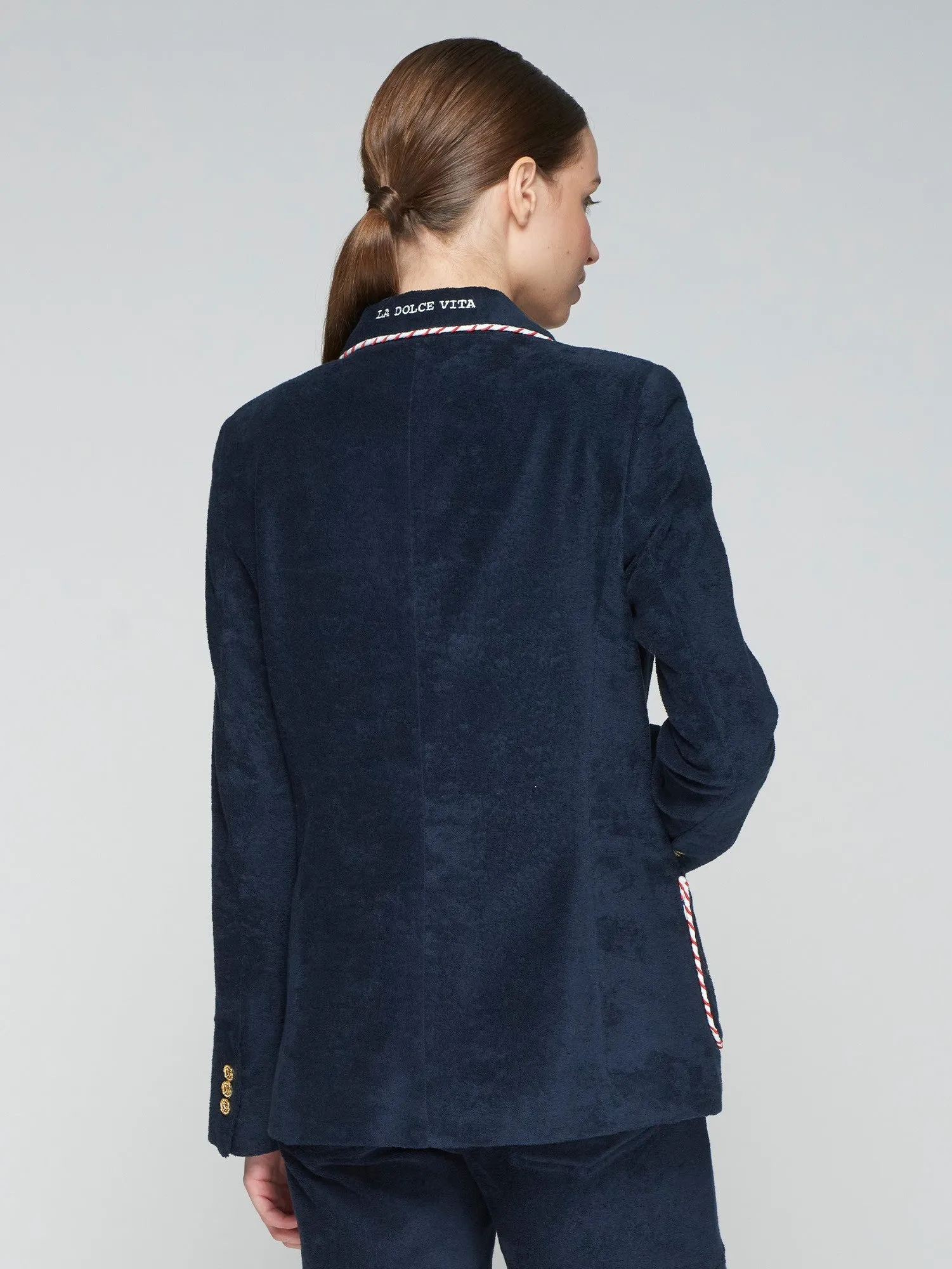 Vilagallo Azul Marino Felda Blazer