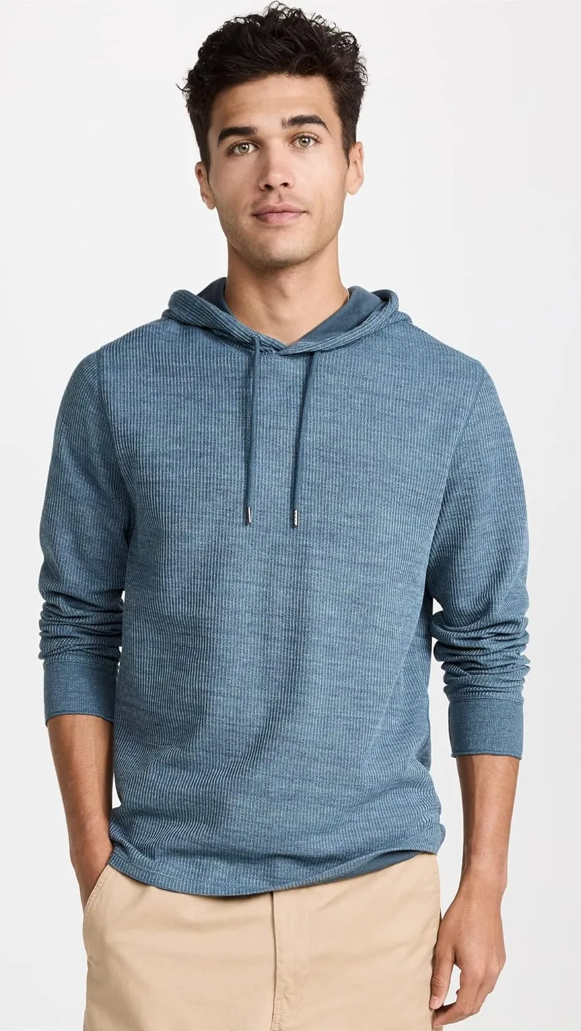 Vince Men's H Thermal Pullover Hoodie