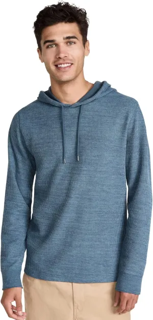 Vince Men's H Thermal Pullover Hoodie