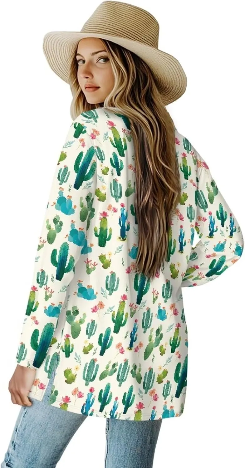 Womens Cardigans Lightweight Open Front Cardigans Soft Long Sleeve Outwear Casual Loose Jacket Coat Fall Outfits