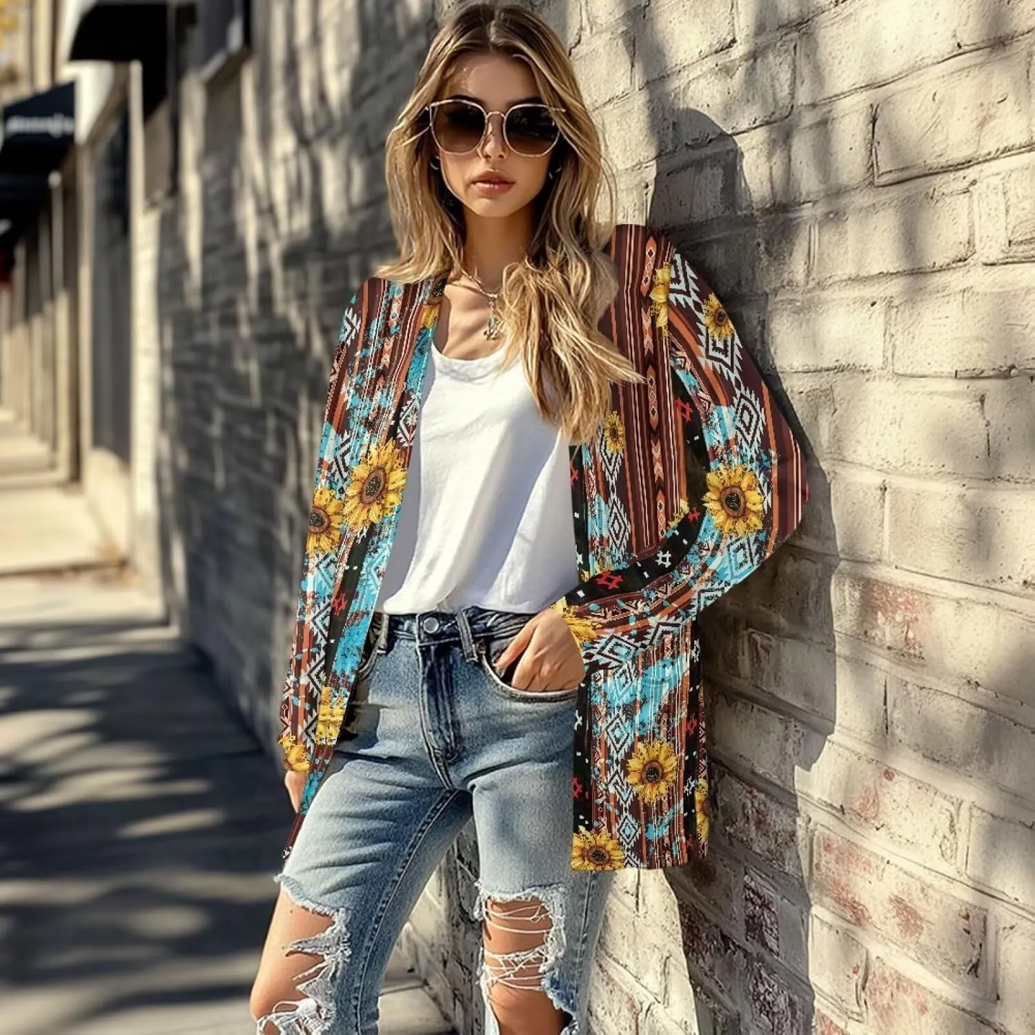 Womens Cardigans Lightweight Open Front Cardigans Soft Long Sleeve Outwear Casual Loose Jacket Coat Fall Outfits