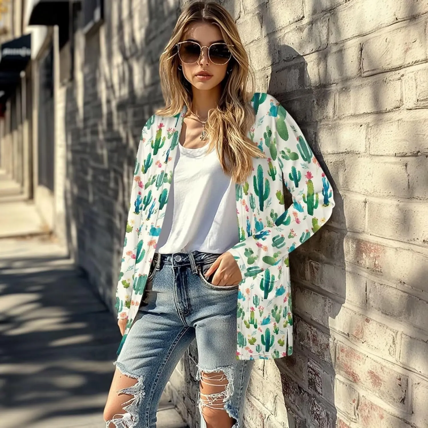 Womens Cardigans Lightweight Open Front Cardigans Soft Long Sleeve Outwear Casual Loose Jacket Coat Fall Outfits