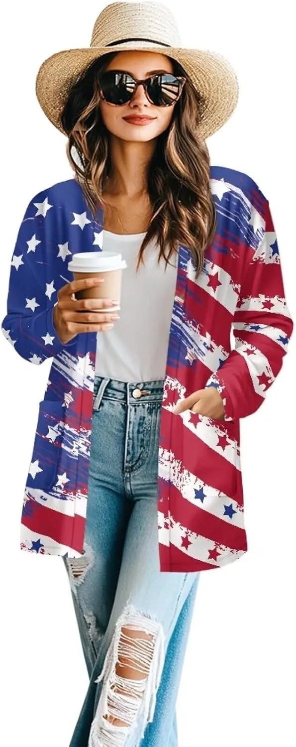 Womens Cardigans Lightweight Open Front Cardigans Soft Long Sleeve Outwear Casual Loose Jacket Coat Fall Outfits