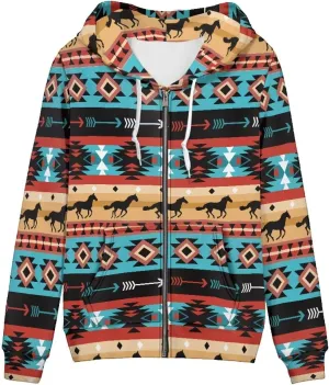 Womens Hoodies Zip Up Lightweight Long Sleeve Thin Hooded Sweathsirt Trendy Jacket
