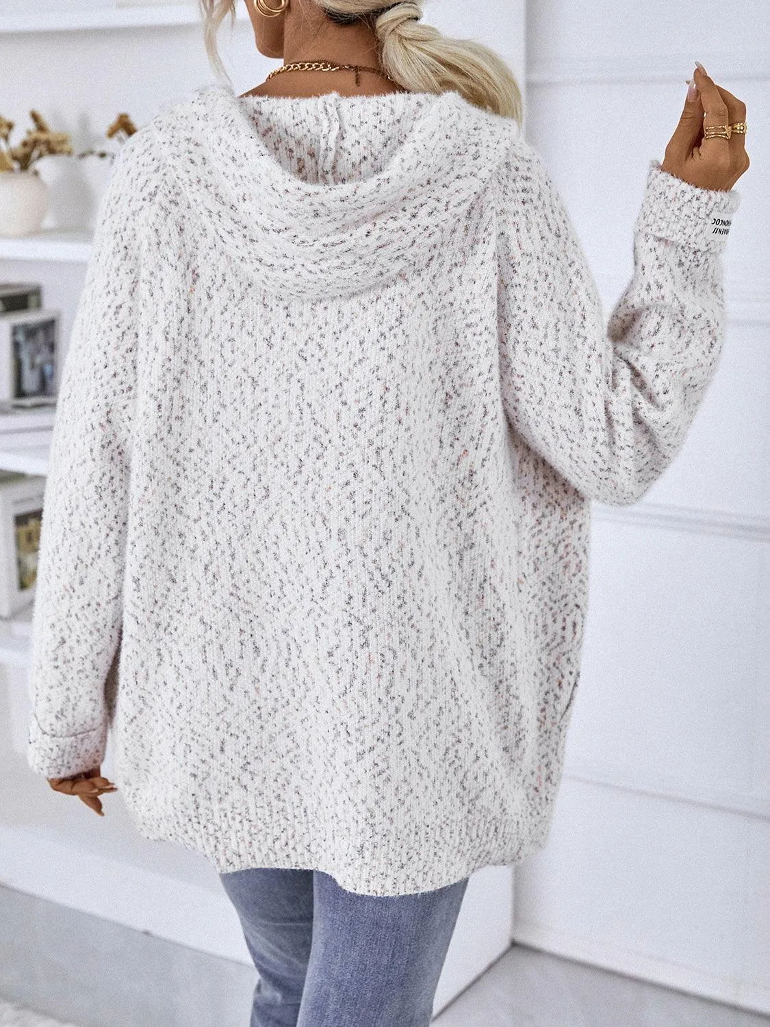 Zip-Up Hooded Coat